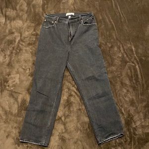 Abercrombie Curve Love Ankle Straight Ultra High Rise Jeans